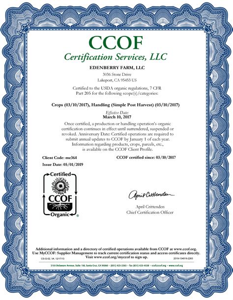 ccof|what is ccof certified.